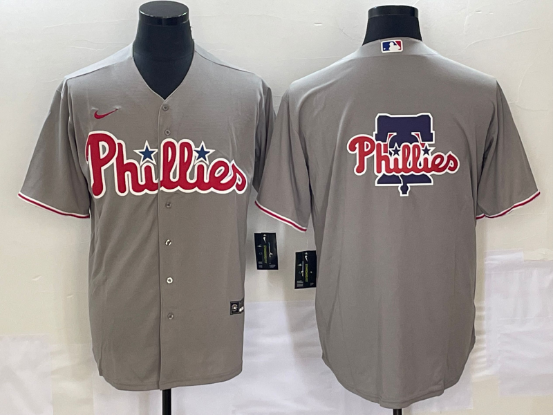 Men's Philadelphia Phillies Gray Team Jersey